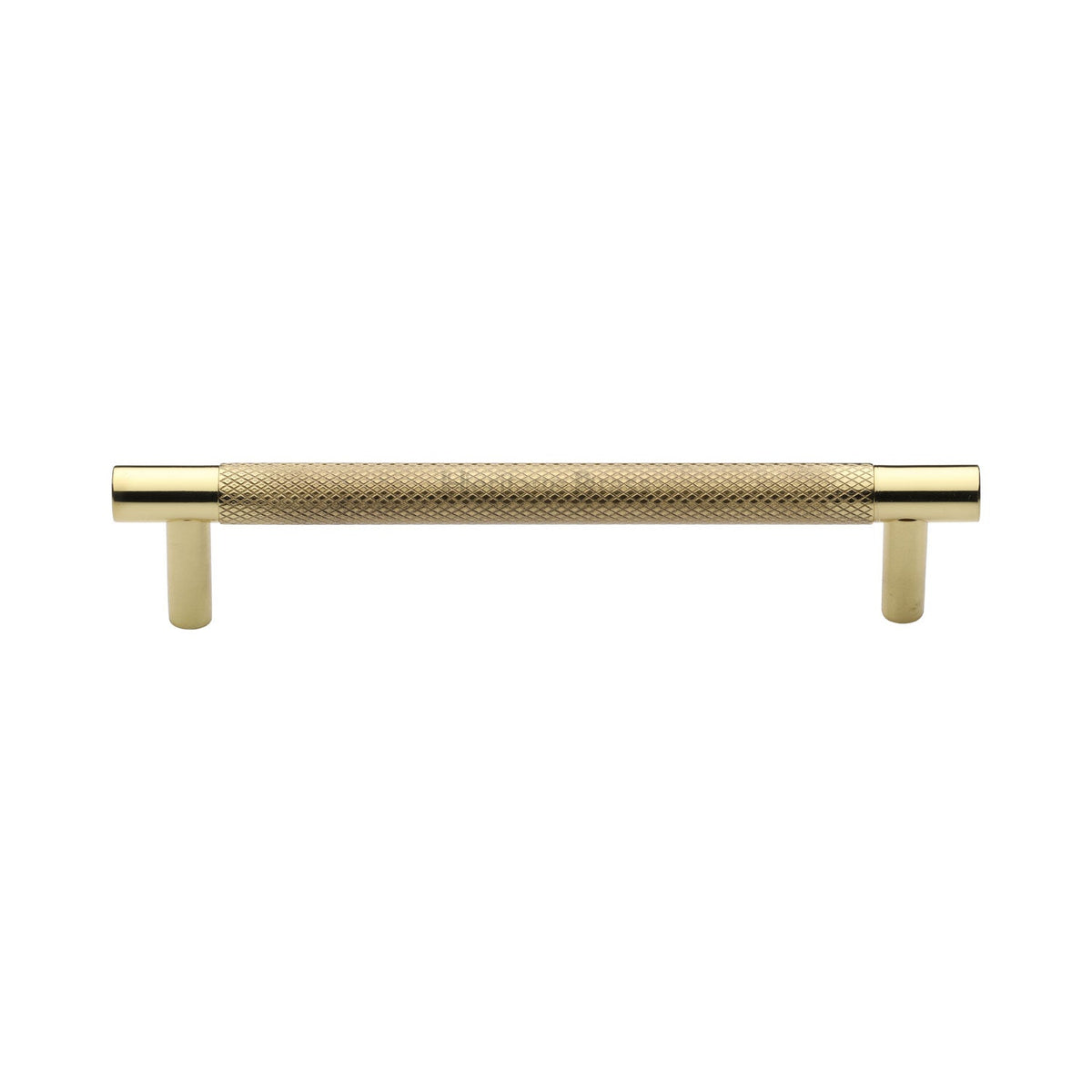 Partial Knurled Cabinet Pull Handle by M Marcus - Heritage Brass