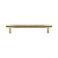 Partial Knurled Cabinet Pull Handle by M Marcus - Heritage Brass