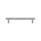 Partial Knurled Cabinet Pull Handle by M Marcus - Heritage Brass