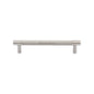 Partial Knurled Cabinet Pull Handle by M Marcus - Heritage Brass