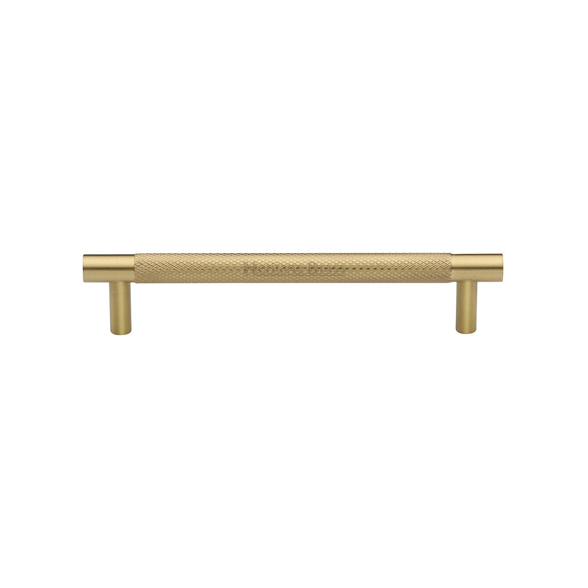 Partial Knurled Cabinet Pull Handle by M Marcus - Heritage Brass