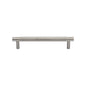 Partial Knurled Cabinet Pull Handle by M Marcus - Heritage Brass