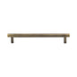 Partial Knurled Cabinet Pull Handle by M Marcus - Heritage Brass