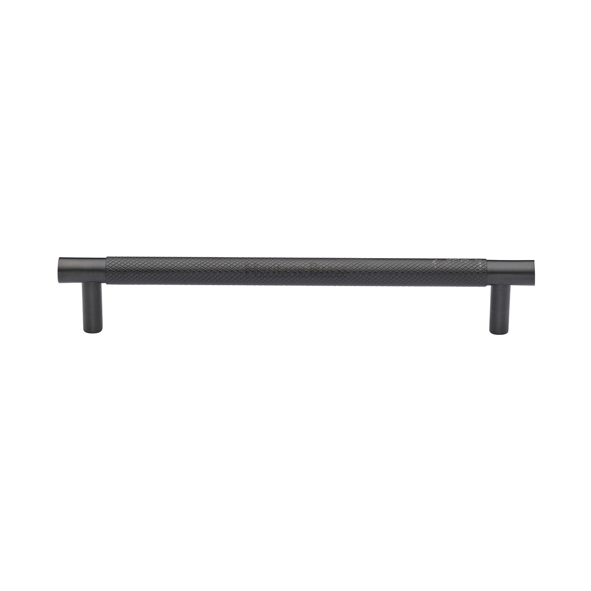 Partial Knurled Cabinet Pull Handle by M Marcus - Heritage Brass