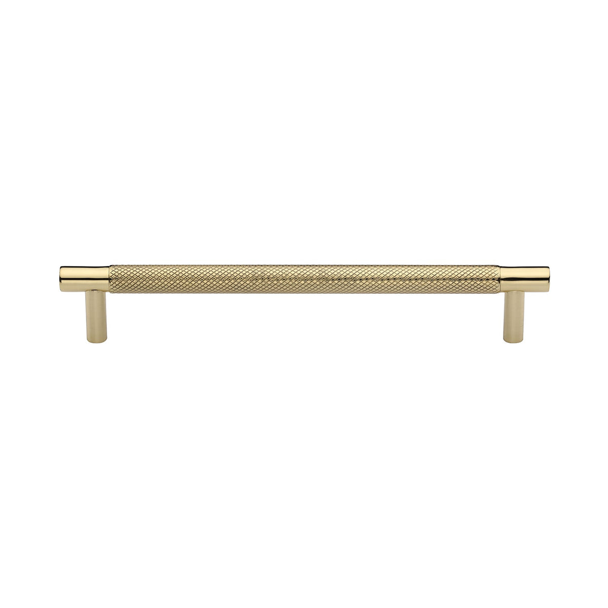 Partial Knurled Cabinet Pull Handle by M Marcus - Heritage Brass