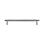Partial Knurled Cabinet Pull Handle by M Marcus - Heritage Brass