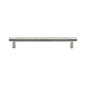 Partial Knurled Cabinet Pull Handle by M Marcus - Heritage Brass