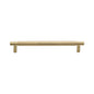 Partial Knurled Cabinet Pull Handle by M Marcus - Heritage Brass