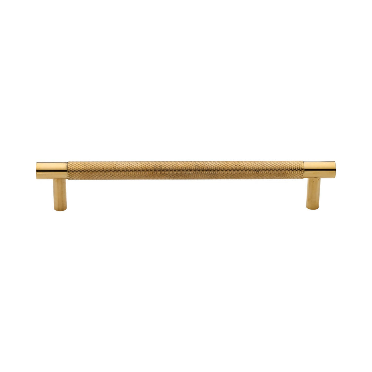 Partial Knurled Cabinet Pull Handle by M Marcus - Heritage Brass