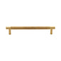Partial Knurled Cabinet Pull Handle by M Marcus - Heritage Brass