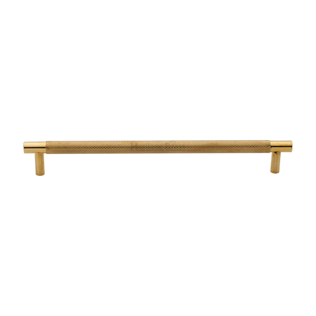 Partial Knurled Cabinet Pull Handle by M Marcus - Heritage Brass