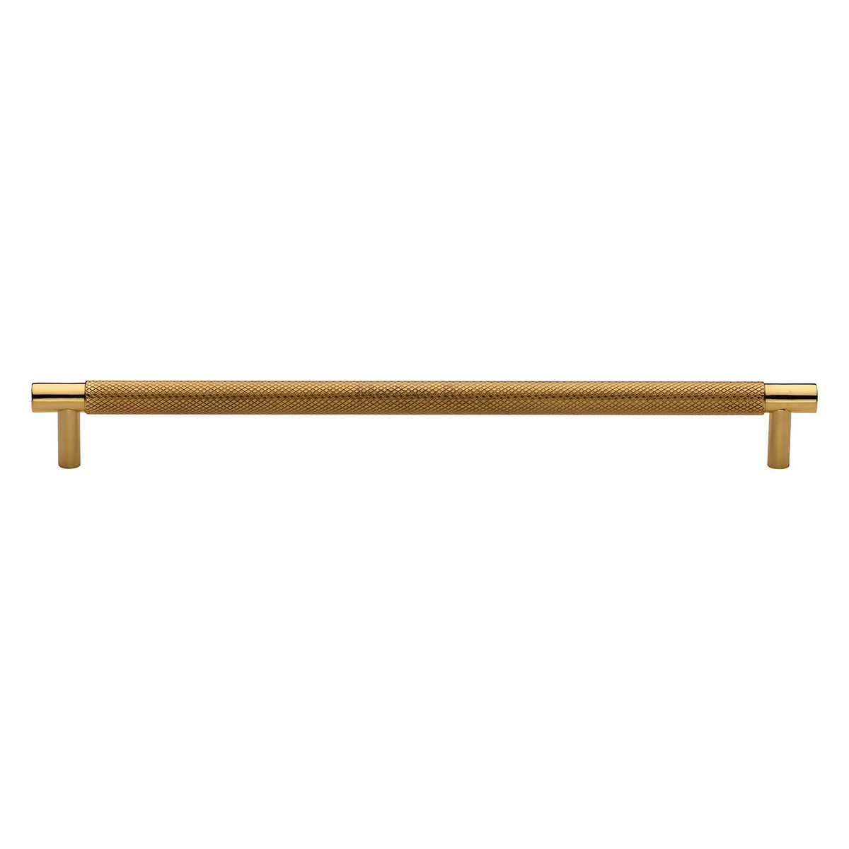Partial Knurled Cabinet Pull Handle by M Marcus - Heritage Brass