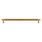 Partial Knurled Cabinet Pull Handle by M Marcus - Heritage Brass