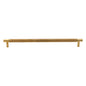 Partial Knurled Cabinet Pull Handle by M Marcus - Heritage Brass