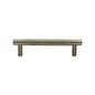 Partial Knurled Cabinet Pull Handle by M Marcus - Heritage Brass