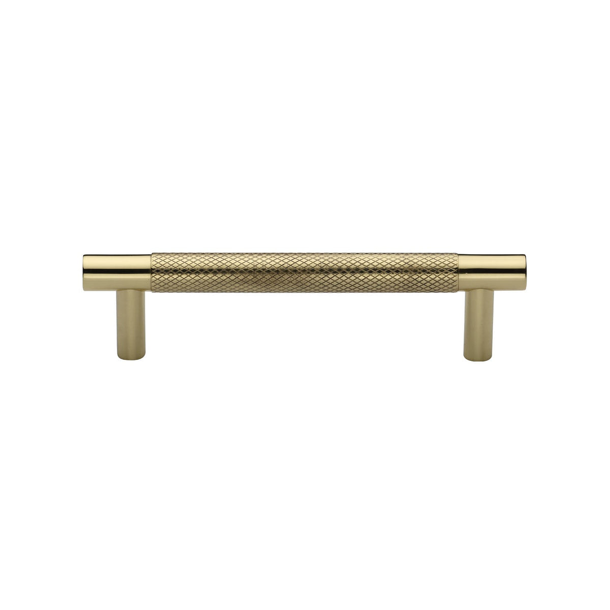 Partial Knurled Cabinet Pull Handle by M Marcus - Heritage Brass
