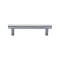 Partial Knurled Cabinet Pull Handle by M Marcus - Heritage Brass