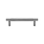 Partial Knurled Cabinet Pull Handle by M Marcus - Heritage Brass