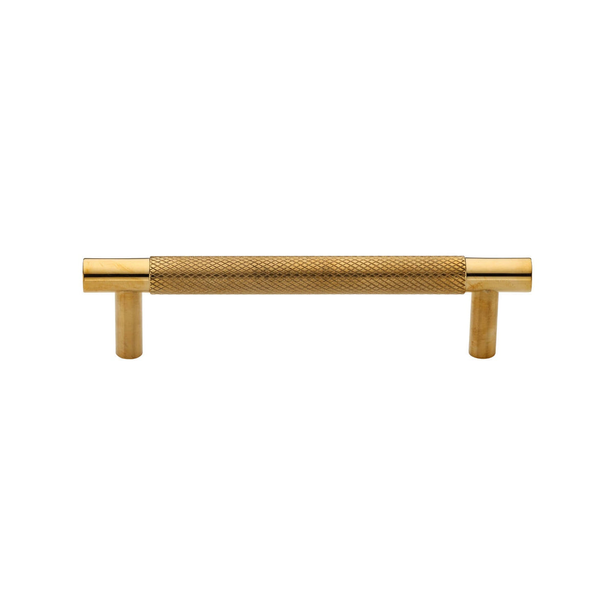 Partial Knurled Cabinet Pull Handle by M Marcus - Heritage Brass