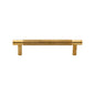 Partial Knurled Cabinet Pull Handle by M Marcus - Heritage Brass