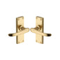 Windsor Short Door Handle on Plate by M Marcus - Heritage Brass