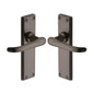 Windsor Door Handle on Plate by M Marcus - Heritage Brass