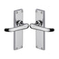Windsor Door Handle on Plate by M Marcus - Heritage Brass