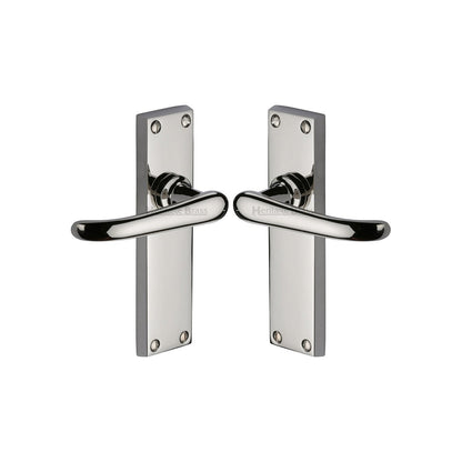 Windsor Door Handle on Plate by M Marcus - Heritage Brass