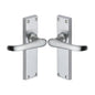 Windsor Door Handle on Plate by M Marcus - Heritage Brass