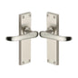 Windsor Door Handle on Plate by M Marcus - Heritage Brass