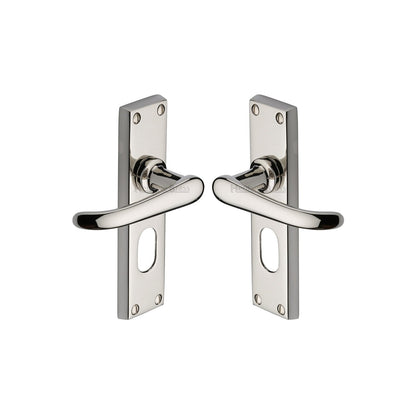 Windsor Door Handle on Plate by M Marcus - Heritage Brass