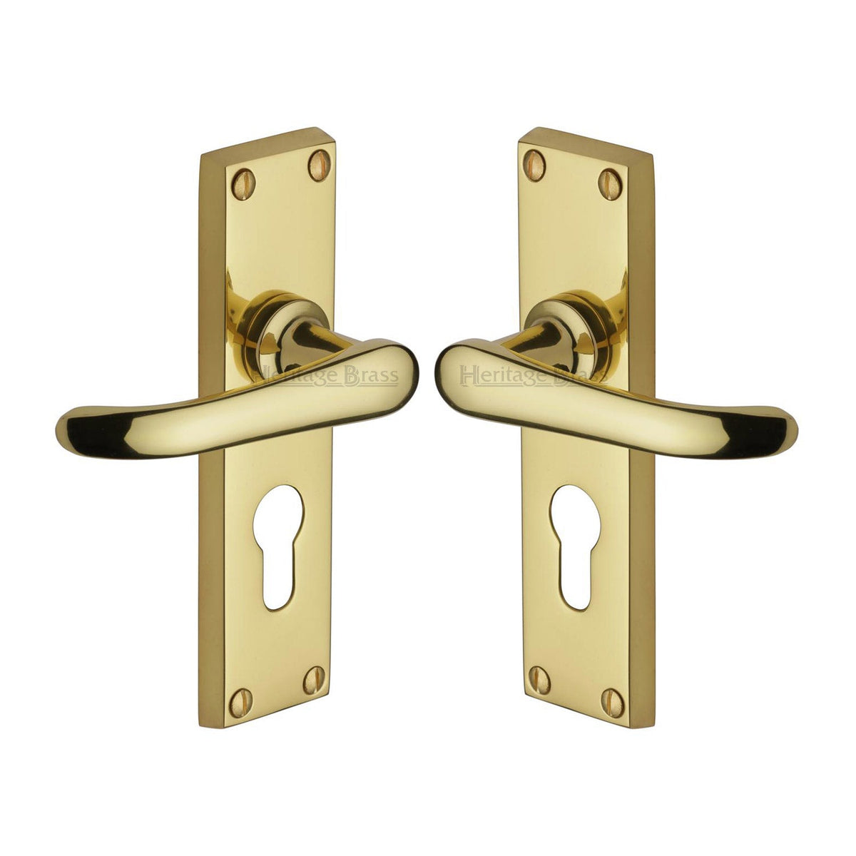 Windsor Door Handle on Plate