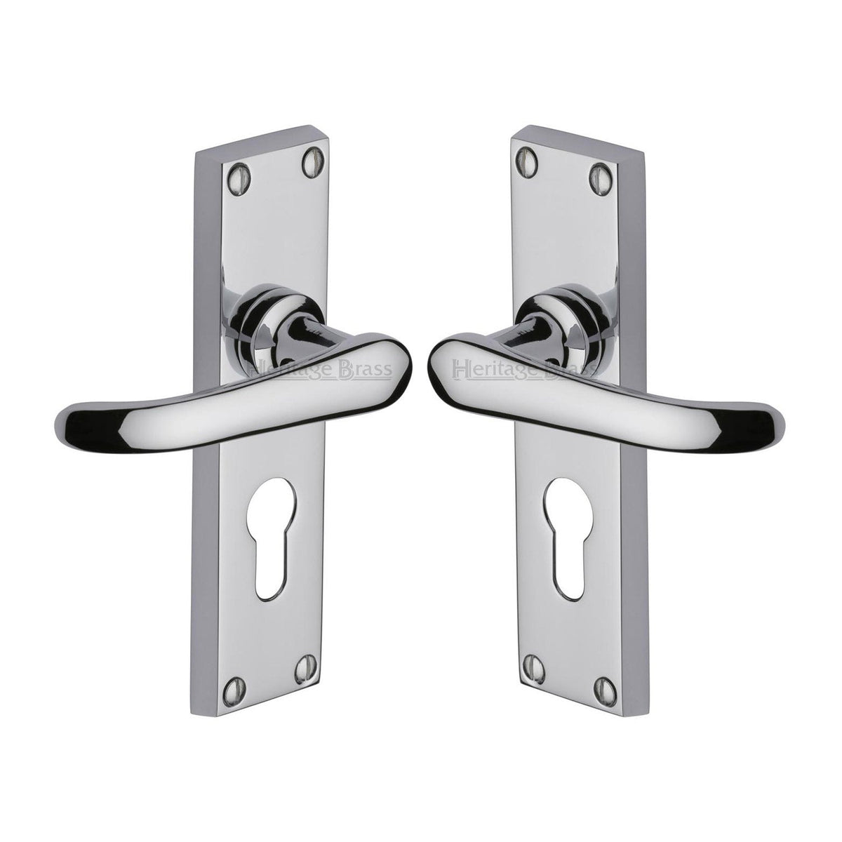Windsor Door Handle on Plate