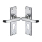 Windsor Door Handle on Plate by M Marcus - Heritage Brass