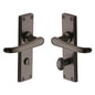 Windsor Door Handle on Plate by M Marcus - Heritage Brass