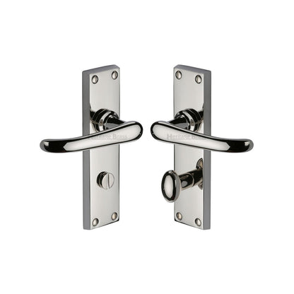 Windsor Door Handle on Plate by M Marcus - Heritage Brass