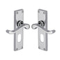 Bedford Door Handle on Plate by M Marcus - Heritage Brass