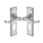 Bedford Door Handle on Plate by M Marcus - Heritage Brass