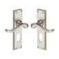 Bedford Door Handle on Plate by M Marcus - Heritage Brass