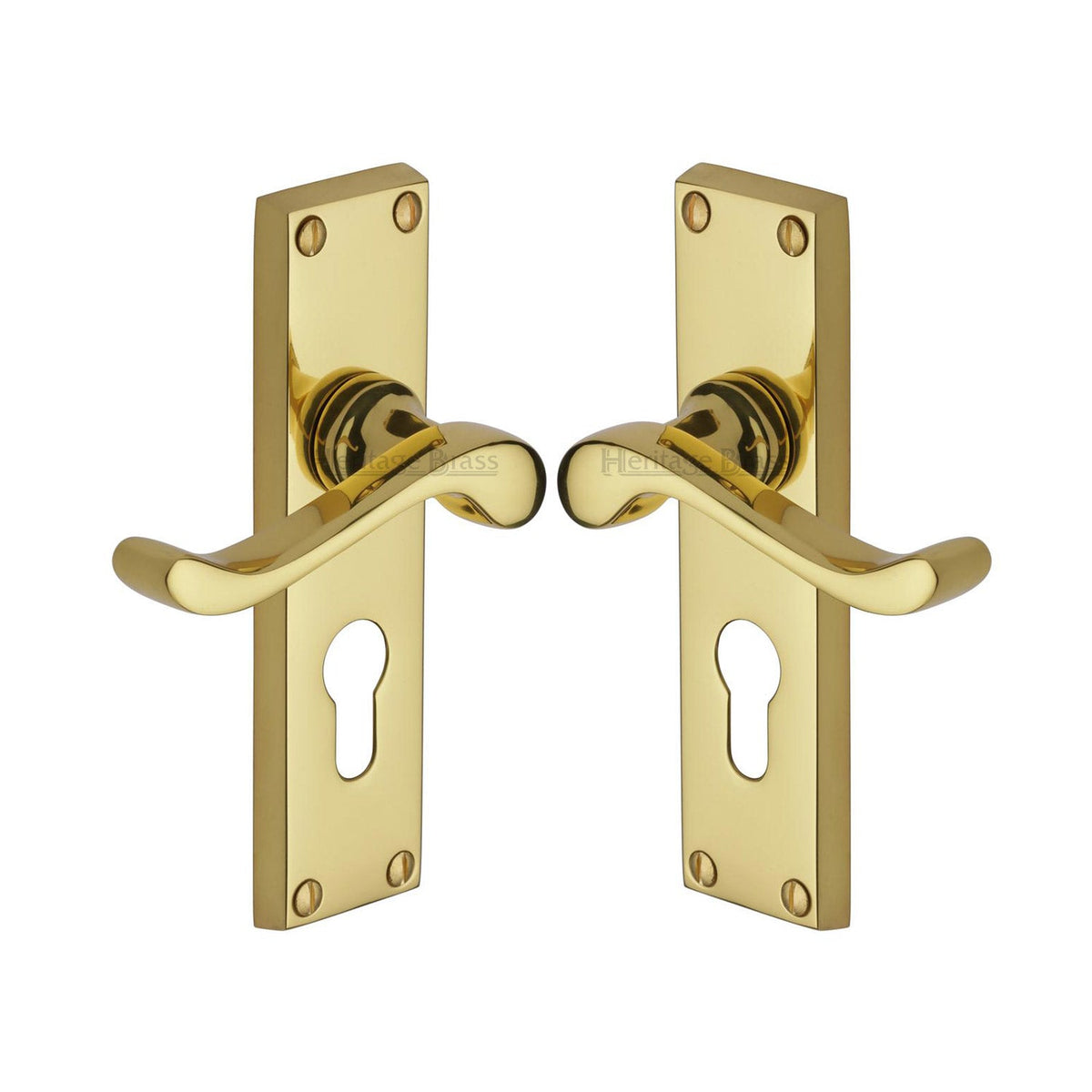 Bedford Door Handle on Plate