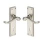 Bedford Door Handle on Plate by M Marcus - Heritage Brass