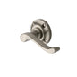 Bedford Door Handle on Round Rose by M Marcus - Heritage Brass