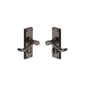 Bedford Short Door Handle on Plate by M Marcus - Heritage Brass