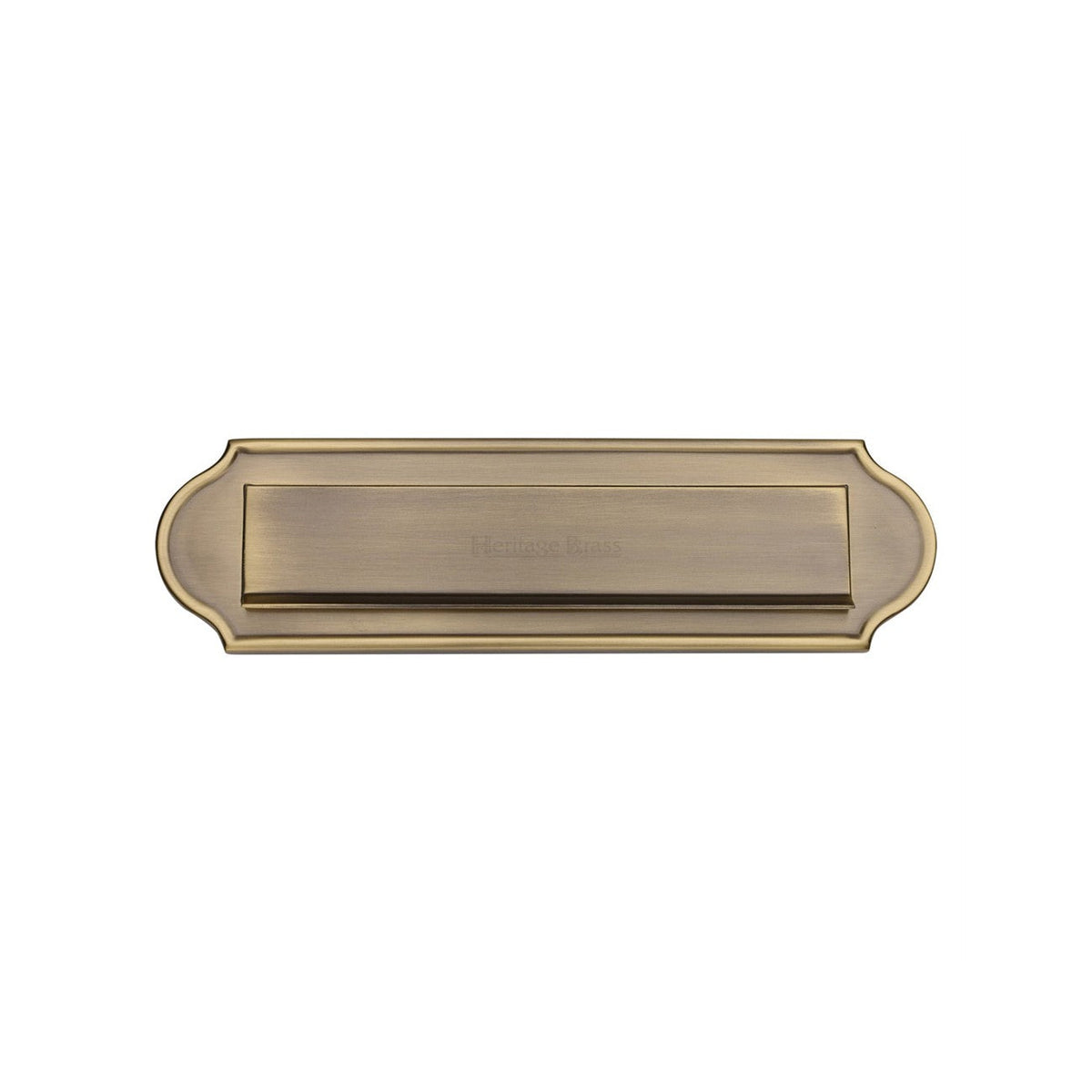 Gravity Letterplate Curved by M Marcus - Heritage Brass