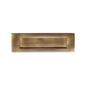 Brass Letterplate by M Marcus - Heritage Brass