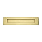 Brass Letterplate by M Marcus - Heritage Brass