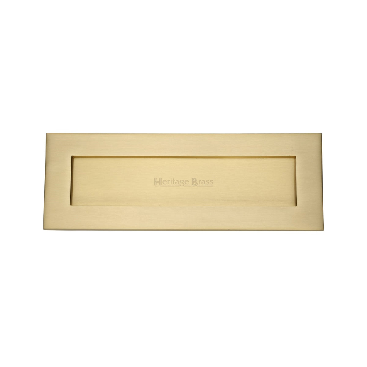 Brass Letterplate by M Marcus - Heritage Brass