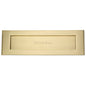 Brass Letterplate by M Marcus - Heritage Brass