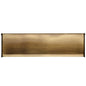 Brass Interior Letterflap by M Marcus - Heritage Brass