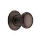 Chester Mortice Knob on Rose by M Marcus - Heritage Brass